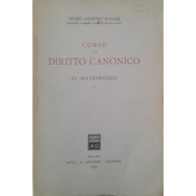 Corso di diritto canonico. Il matrimonio I.