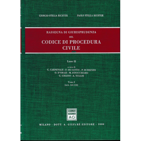 Rassegna di giurisprudenza del Cocice di Procedura Civile