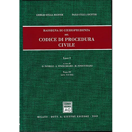 Rassegna di giurisprudenza del Codice di procedura civile. Artt. 112-162 (Vol. 1/3)