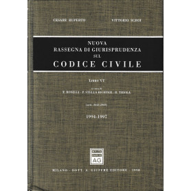Nuova rassegna di giurisprudenza sul Codice civile. Aggiornamento 1994-1997 (Artt. 2643-2969) (Vol. 6)