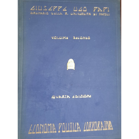 Lezioni di economia corporativa (volume secondo)