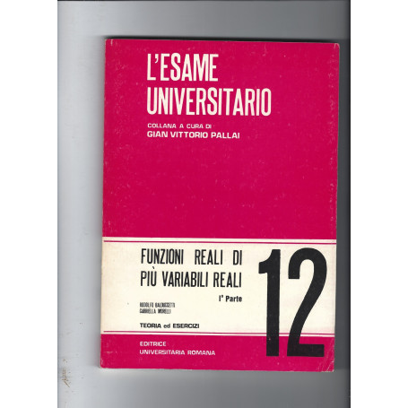 Funzioni reali di pià¹ variabili reali