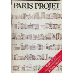Paris projet numero 23 24 Roma Parigi Paris Rome Protection et mise en valeur du patrimoine 1983 -