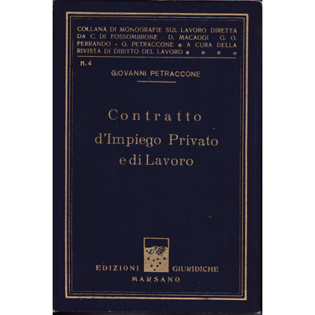 Contratto d'impiego privato e di lavoro