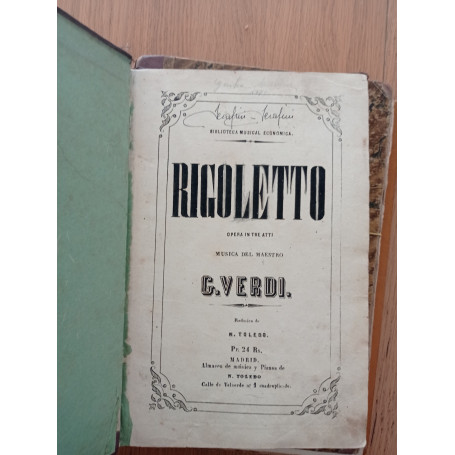 Rigoletto opera in tre atti