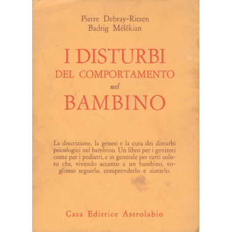 I disturbi del comportamento nel bambino