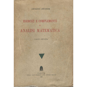 Esercizi e complementi di analisi matematica (parte seconda)