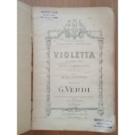 Violetta (La Traviata) opera en quatre aetes