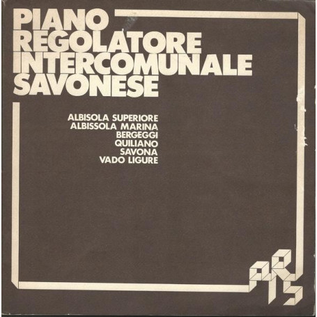 PIANO REGOLATORE INTERCOMUNALE SAVONESE