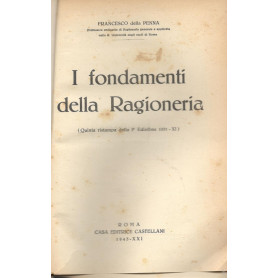 I fondamenti della ragioneria