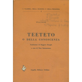 Teeteto o della conoscenza