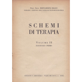 Schemi di terapia. II. Parte seconda. Terapia ginecologica.