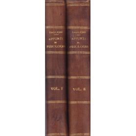 Appunti di fisiologia. I. II.