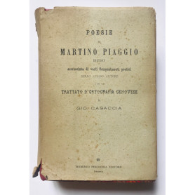 Poesie - Con trattato d'ortografia genovese di Gio Casaccia
