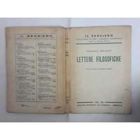 Lettere filosofiche. Estratti presentati da Franco Amerio