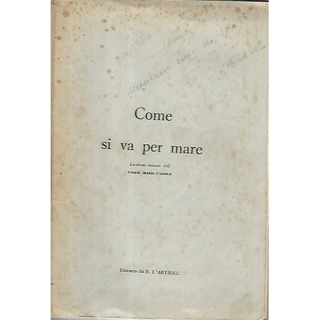Come si va per mare. Volume I