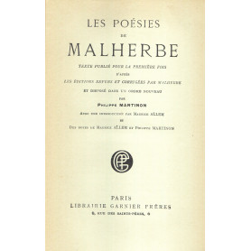 Les poésies de Malherbe