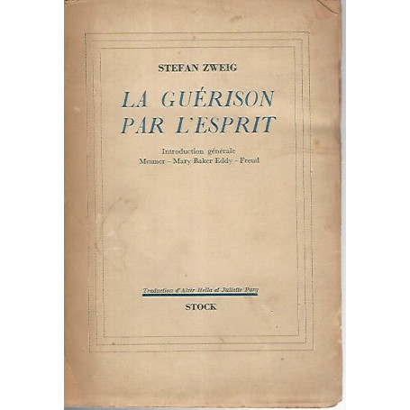 La guerison par l'esprit