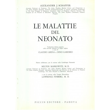 Le malattie del neonato