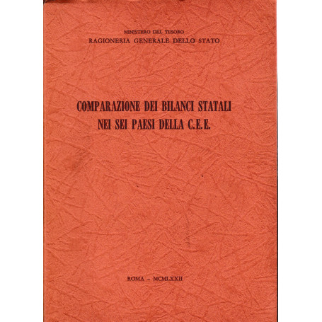 Comparazione dei bilanci statali nei sei paesi della C.E.E.