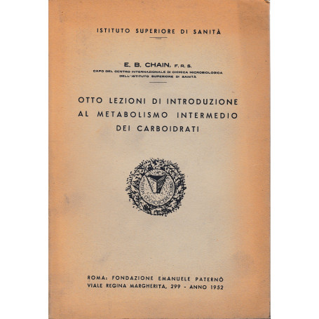 Otto lezioni di introduzione al metabolismo intermedio dei carboidrati