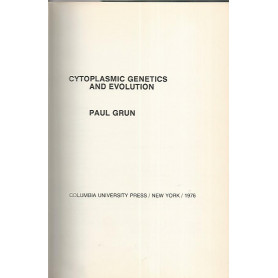 Cytoplasm genetics and evolution