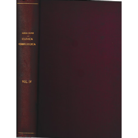 Lezioni di clinica chirurgica 4° vol.