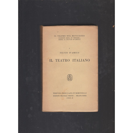 Il teatro italiano Vol.I.