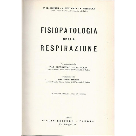 Fisiopatologia della respirazione