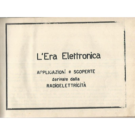 Corso per corrispondenza Scuola Radio Elettra. Lezioni preliminari