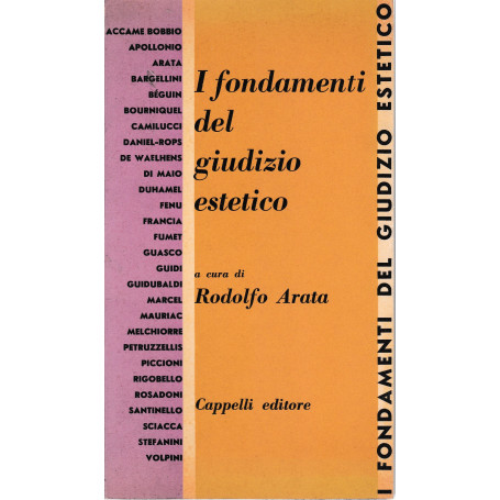 I fondamenti del giudizio estetico