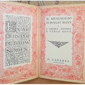 Il messaggio di Inayat Khan. I. L'anima - Donde e verso dove.
