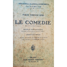 Le comedie recate in versi italiani da Nicolò Fortiguerra.