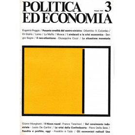 Politica ed economia 3 Giugno 1973  Rivista bimestrale