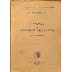 Manuale di contabilità  dello stato (Leggi e Regolamento)