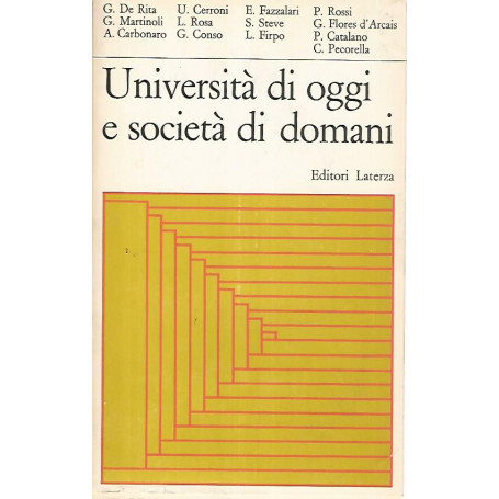 Università  di oggi e società  di domani
