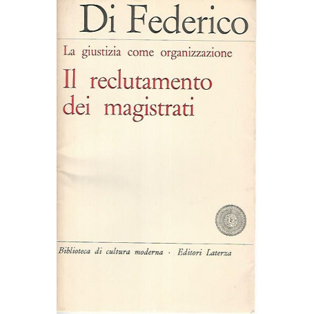 Il reclutamento dei magistrati