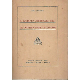 Il giudizio arbitrale nelle controversie di lavoro