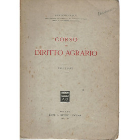 Corso di diritto agrario. Lezioni