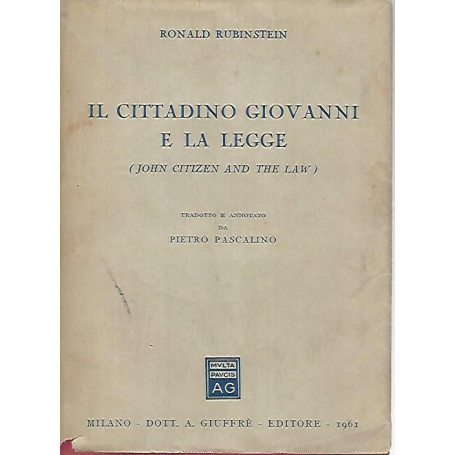 Il cittadino Giovanni e la legge