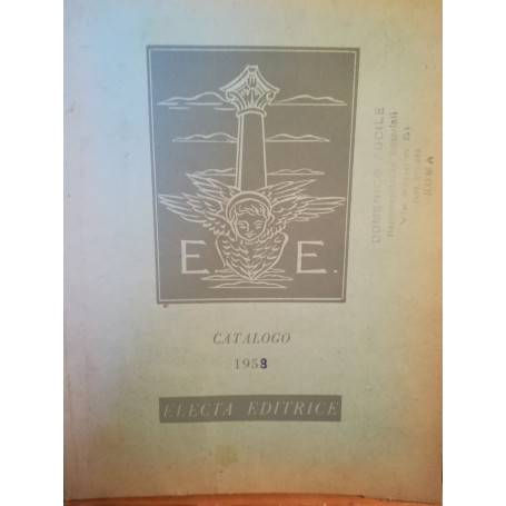 Electa Editrice. catalogo 1958.