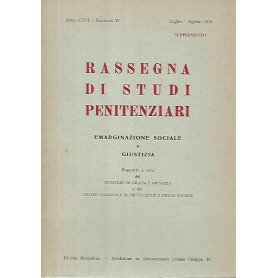 Rassegna di studi penitenziari. Anno XXVI