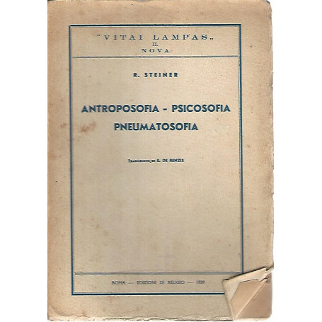 Antroposofia - Psicosofia - Pneumatosofia