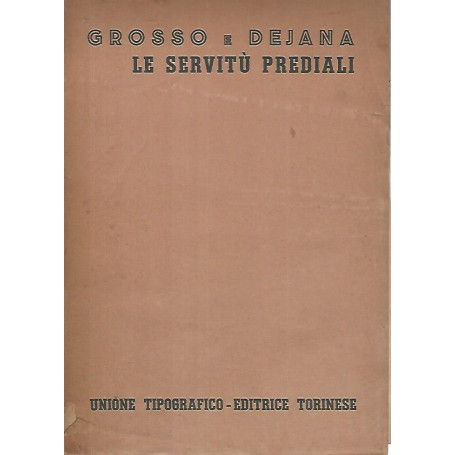 Le servità¹ prediali