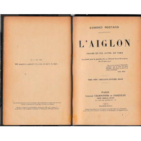 L'Aiglon. Drame en six actes
