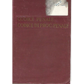 Codice penale. Codice di procedura penale