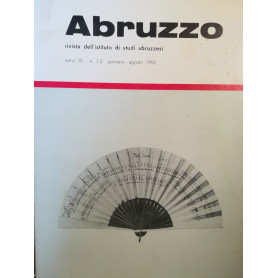 Abruzzo. Rivista dell'Istituto di Studi Abruzzesi. N.1-2. Gennaio-agosto 1965.