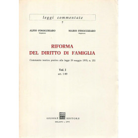 Riforma del diritto di famiglia. Volume I