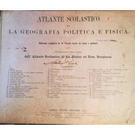 Atlante scolastico per la geografia politica e fisica.