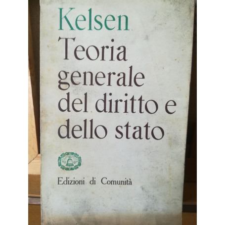 Teoria generale del diritto e dello stato.